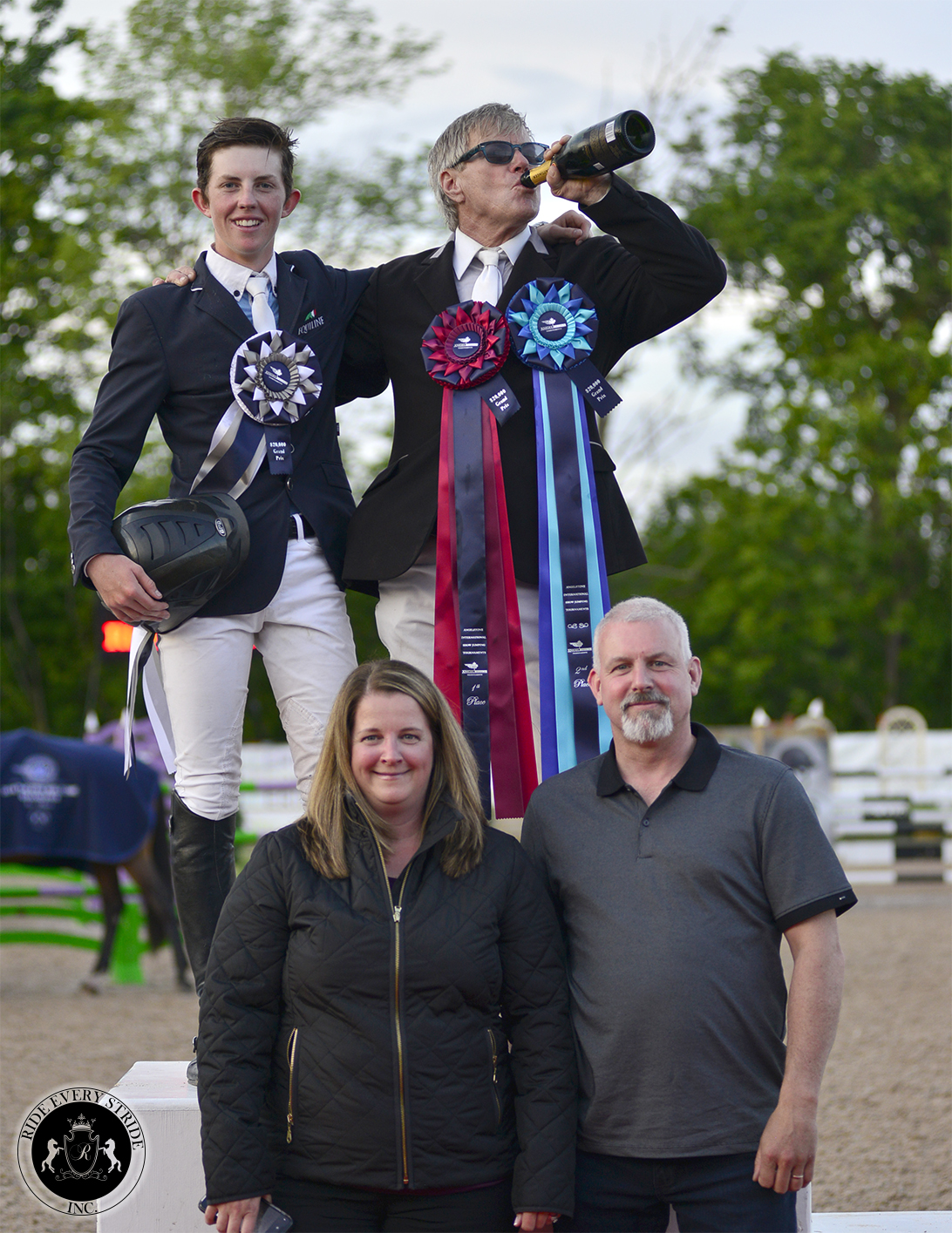 The Erin Welcome - $20,000 Ride Every Stride Grand Prix - 1st & 2nd: Hugh Graham and 3rd: Sam Walker