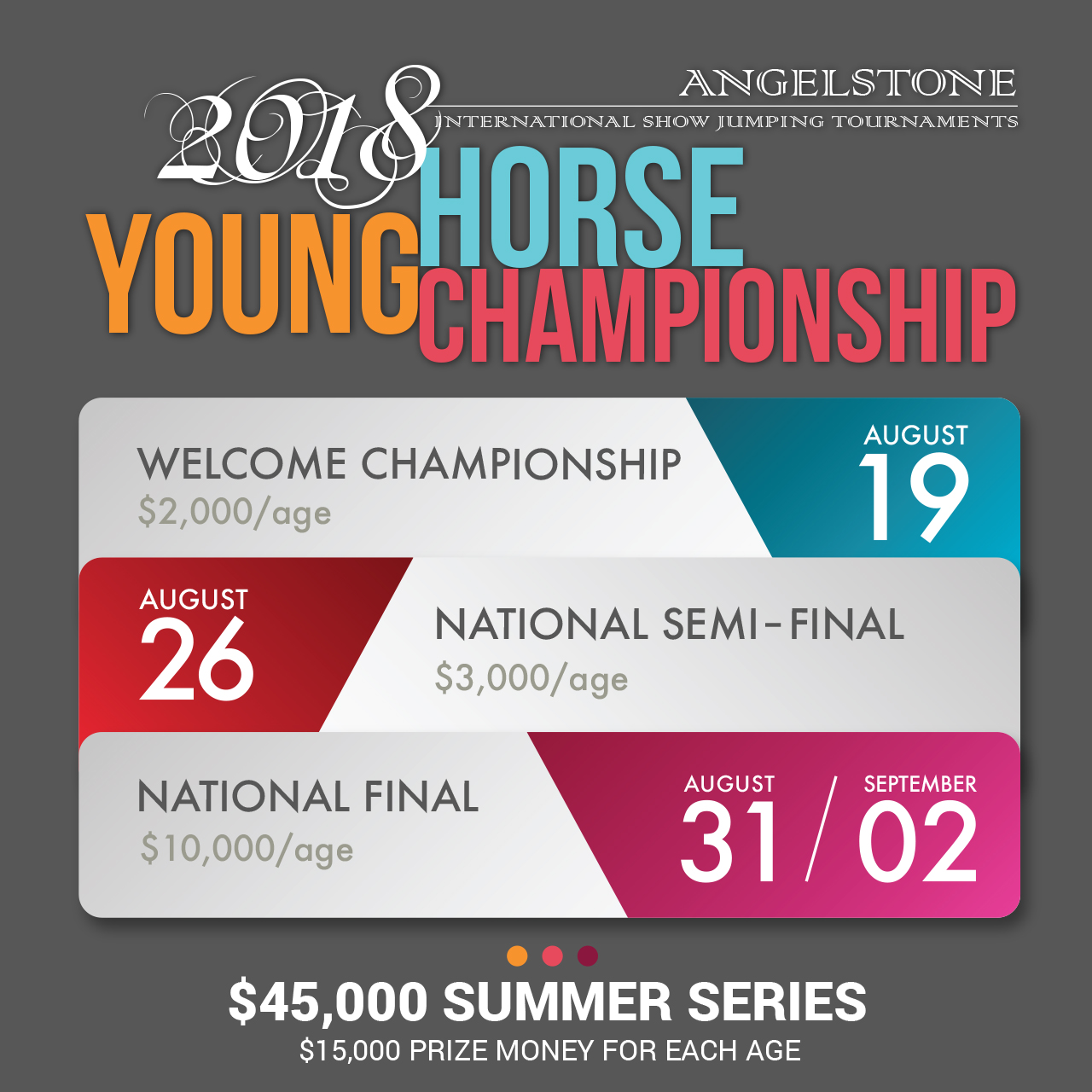 2018 Young Horse Championship $45,000 Summer Series