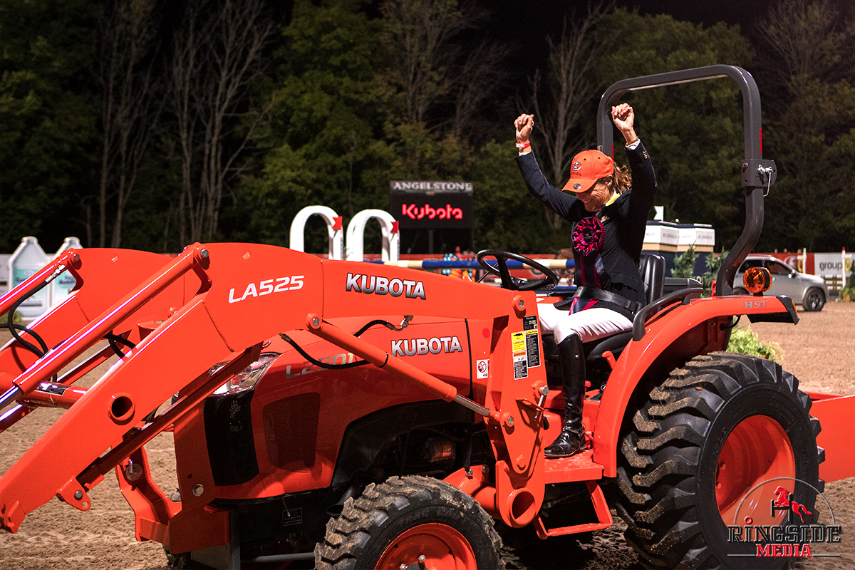 Leslie Howard on Kubota Tractor [Photo Credit @ Ringside Media]