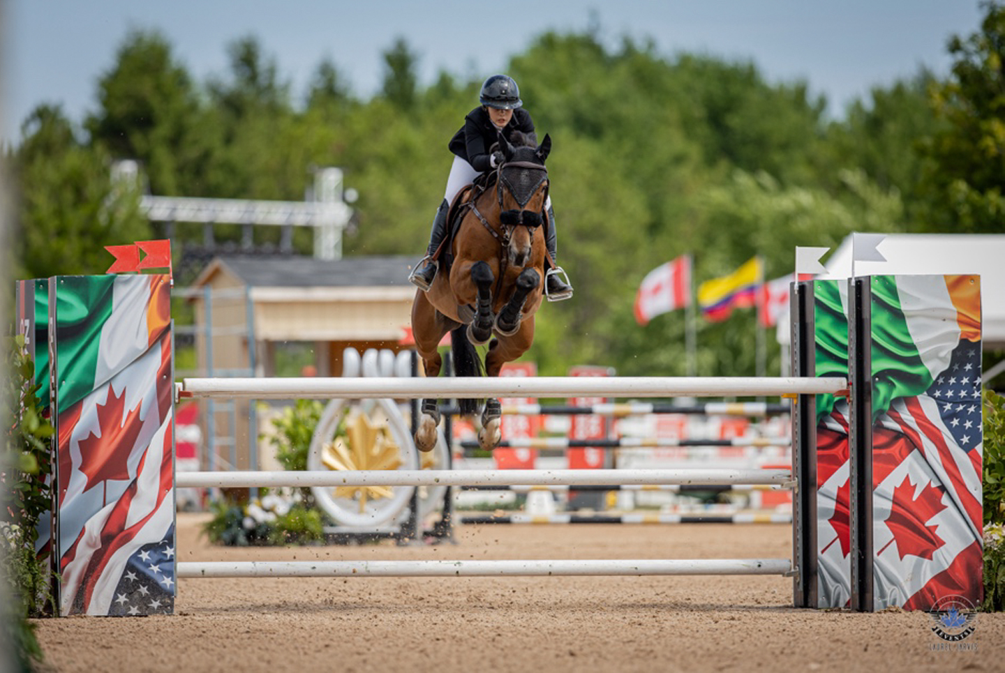 (Kyleigh Whitwell and Kyoto Du Gibet; photo credit Laurel Jarvis Photo)